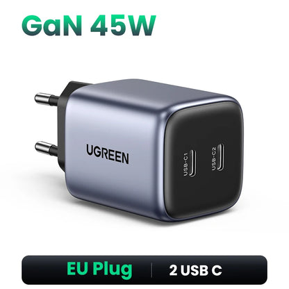 UGREEN Adaptador 45W GaN QC 3.0