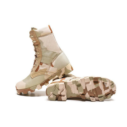 Botas militares de combate tácticos transpirables