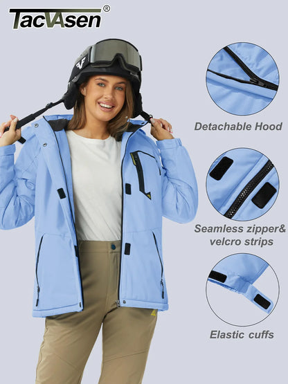 Chaqueta Polar Térmico Impermeable Esquí Snowboard