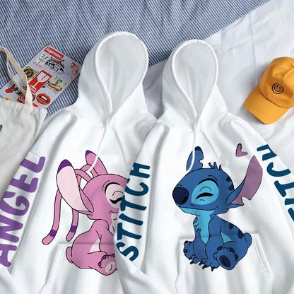 Sudadera con capucha de Disney Fashion Stitch Angel Monster