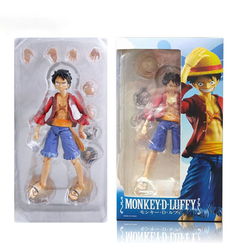 Figuras de acción de One Piece, sombrero de paja, Monkey D Luffy, tamaño 17cm