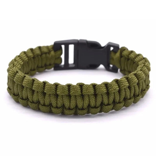 Pulsera de supervivencia ajustable Paracord multifunción