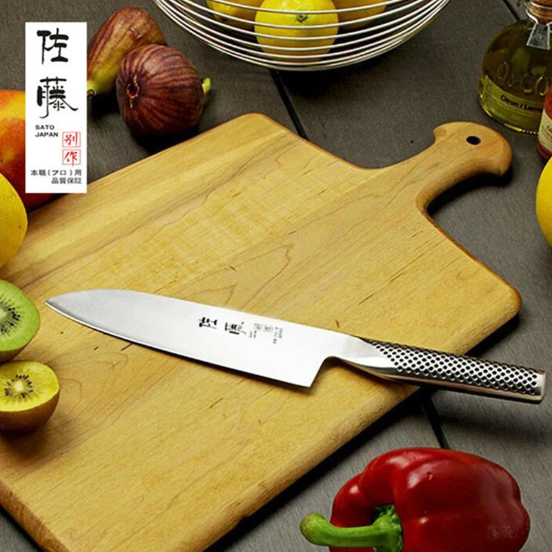 Cuchillo de cocina japonés de acero inoxidable. Cocina como un Chef profesional.