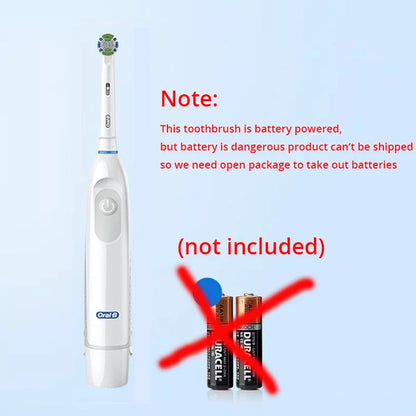 Cepillo de dientes eléctrico giratorio Oral-B para adultos, recargable.