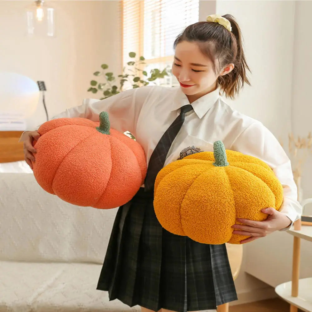 Almohada de peluche de calabaza divertida de 20 cm