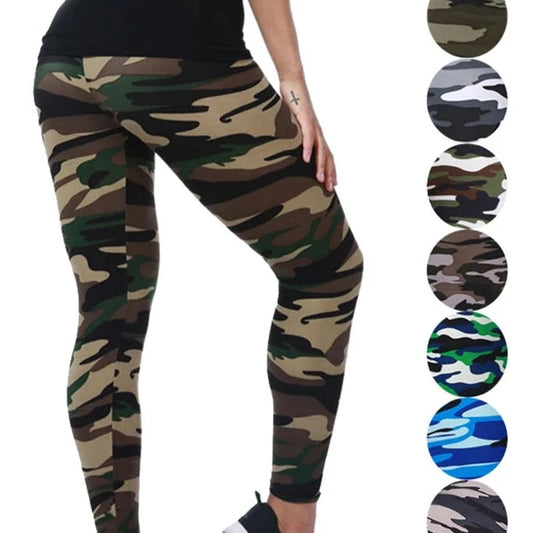 Leggins deportivos Estilo Camuflaje, Graffiti Pantalón