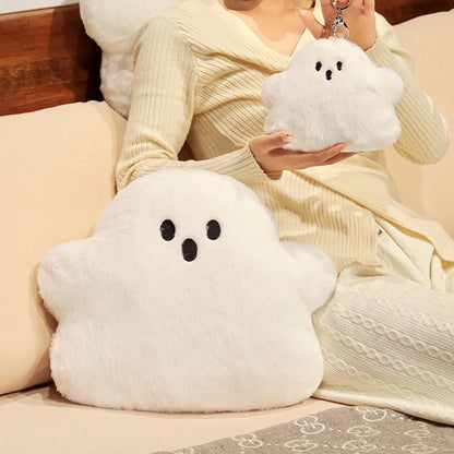 Almohada de peluche con forma de fantasma