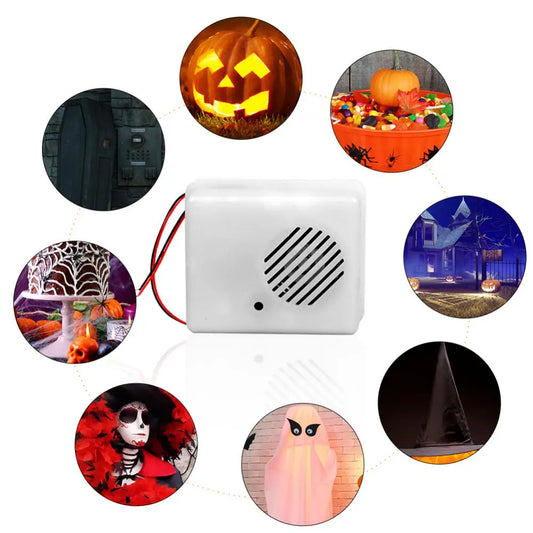 Decoración con sensor de sonido y voz para Halloween