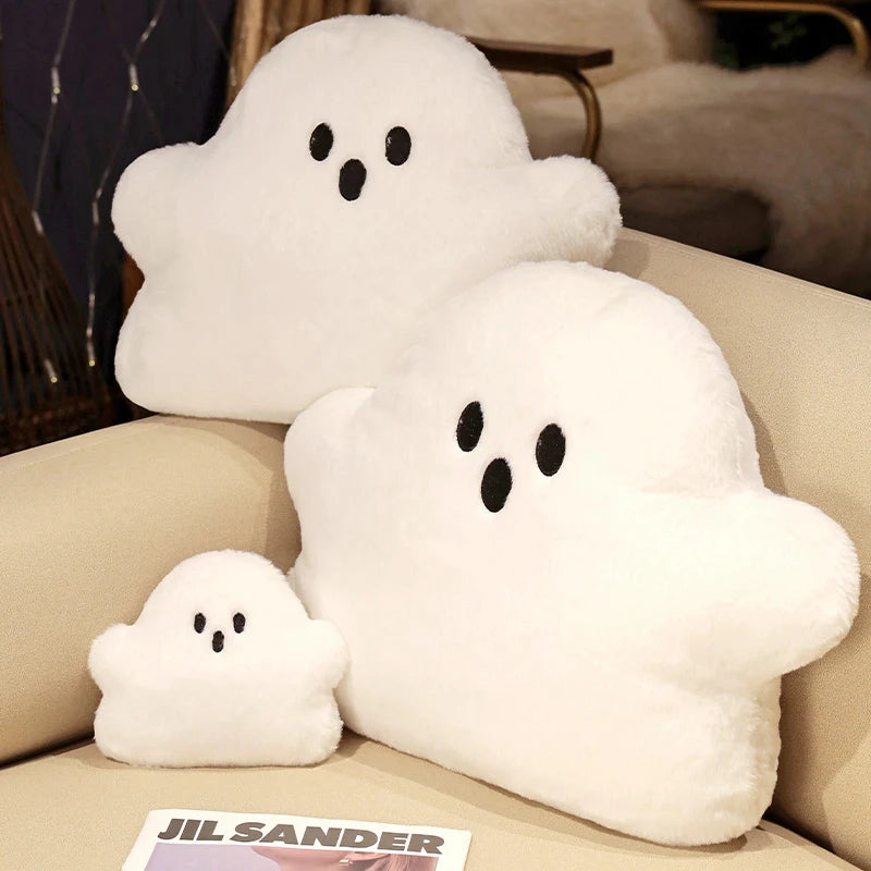 Almohada de peluche con forma de fantasma