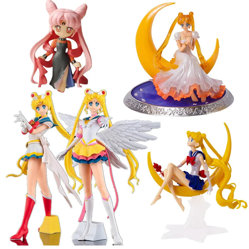 Figura de acción de Anime Sailor Moon.