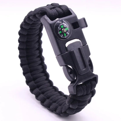 Pulsera de supervivencia Paracord multifunción rescate de emergencia