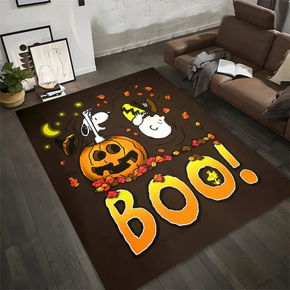 Alfombra grande con diseño Halloween de Snoopy