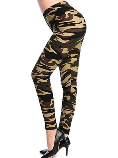 Leggings Fitness Gimnasio Alto Elástico Skinny estampados