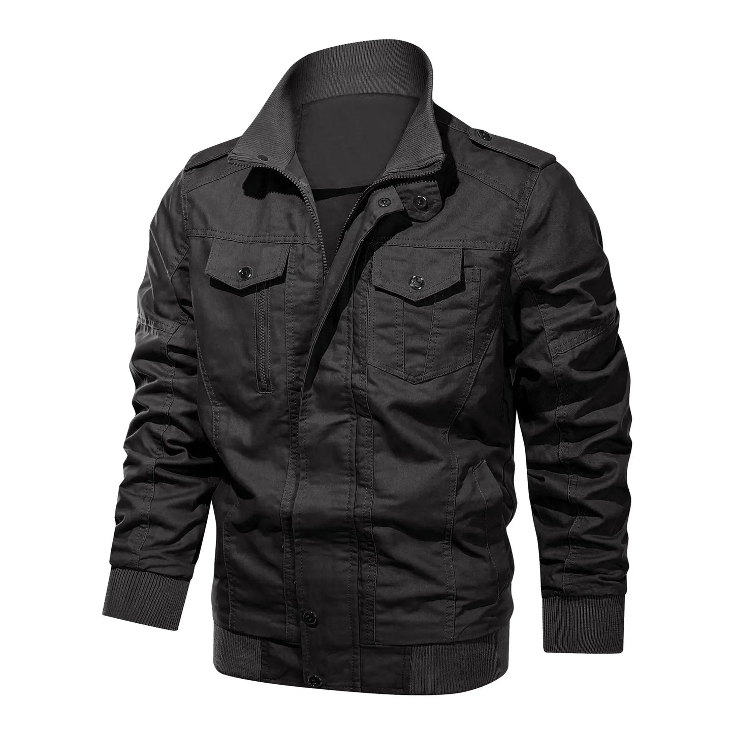 Chaqueta Bomber Militar Casual