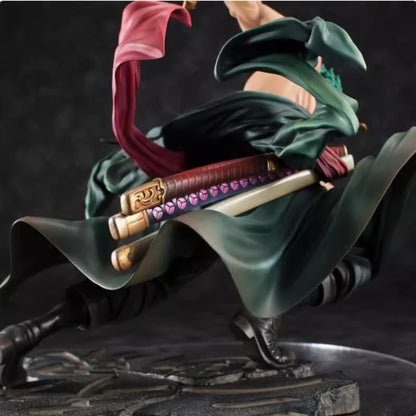 Figura de acción de One Piece, Roronoa Zoro, modelo de colección, tamaño 30cm.