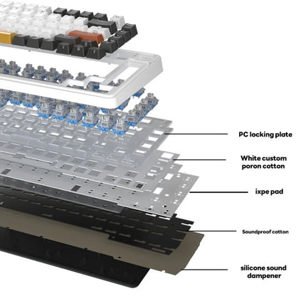 Teclado Inalámbrico Mecánico KZZI 75%