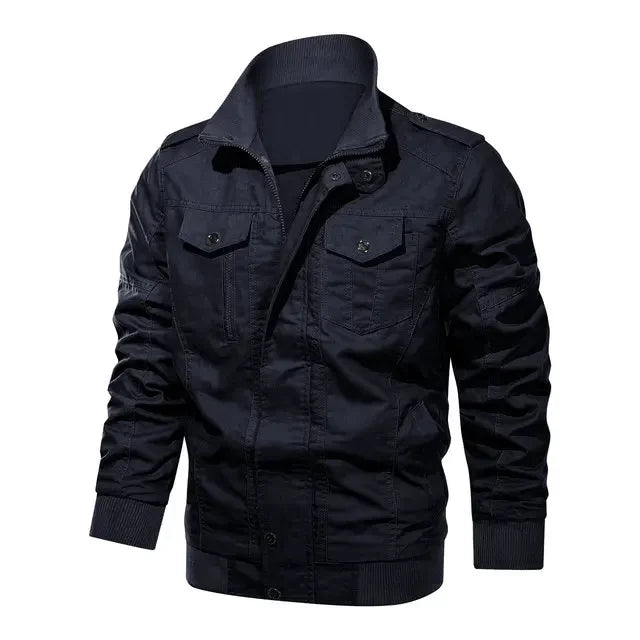 Chaqueta Bomber Militar Casual