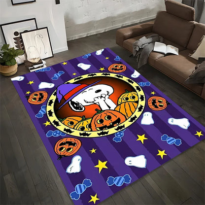 Alfombra grande con diseño Halloween de Snoopy