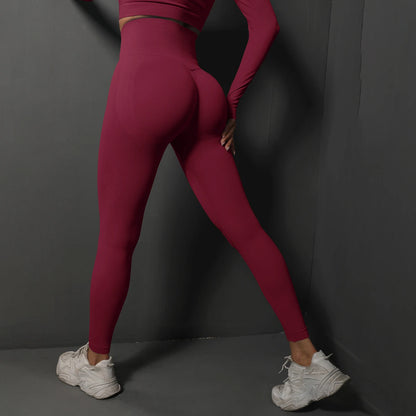 Leggings de gimnasia sin costuras cintura alta