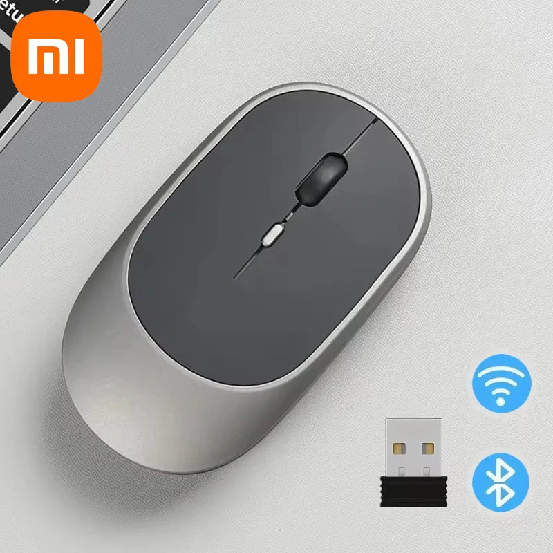 Mouse Xiaomi inalámbrico compatible con Bluetooth, de 2,4G, DPI ajustable.