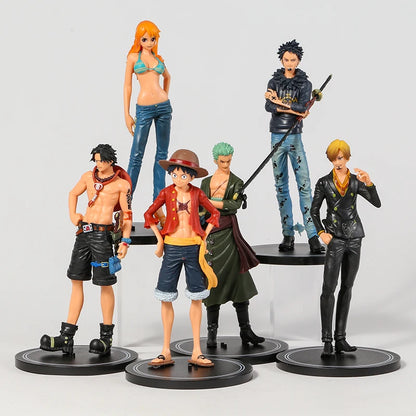 Figuras de colección One Piece. Kit de 6 personajes.