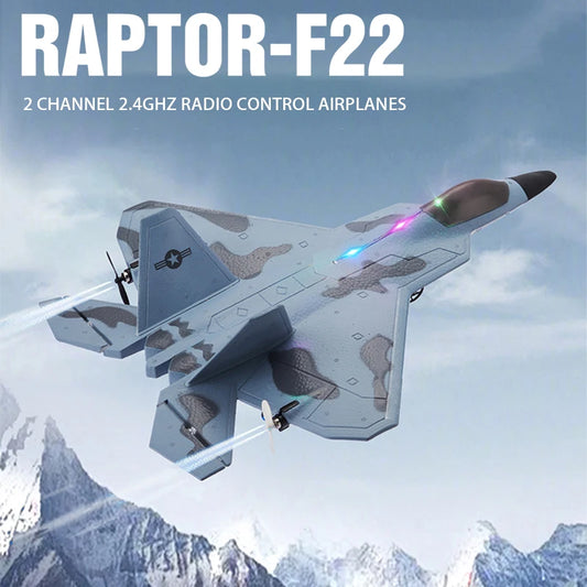 Raptor F22 versión de avión de guerra luz LED con giroscopio