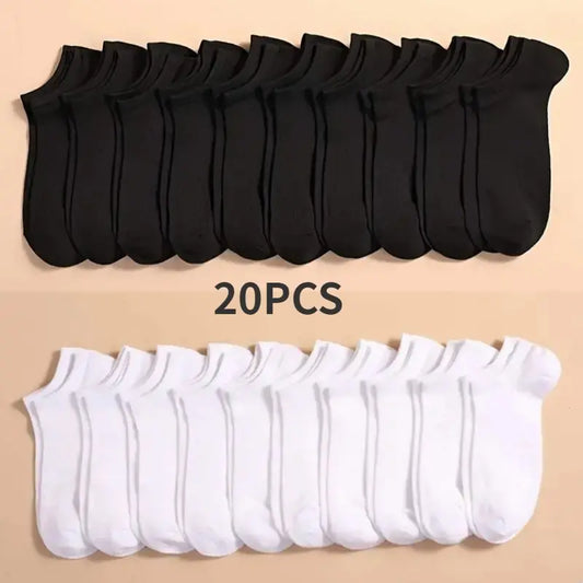 Calcetines para mujer, medias tobilleras finas, transpirables, 10 o 20 pares.