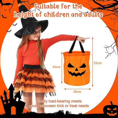 Bolsa de Halloween con luz LED para dulce o truco