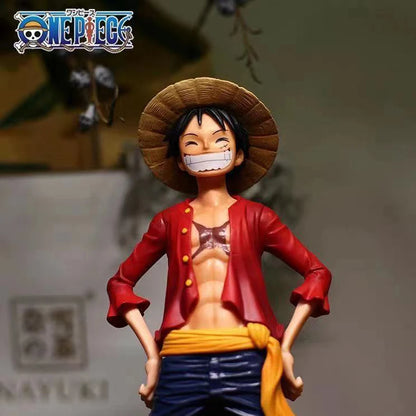 Figura de Anime One Piece, Monkey D Luffy, tamaño 28cm.