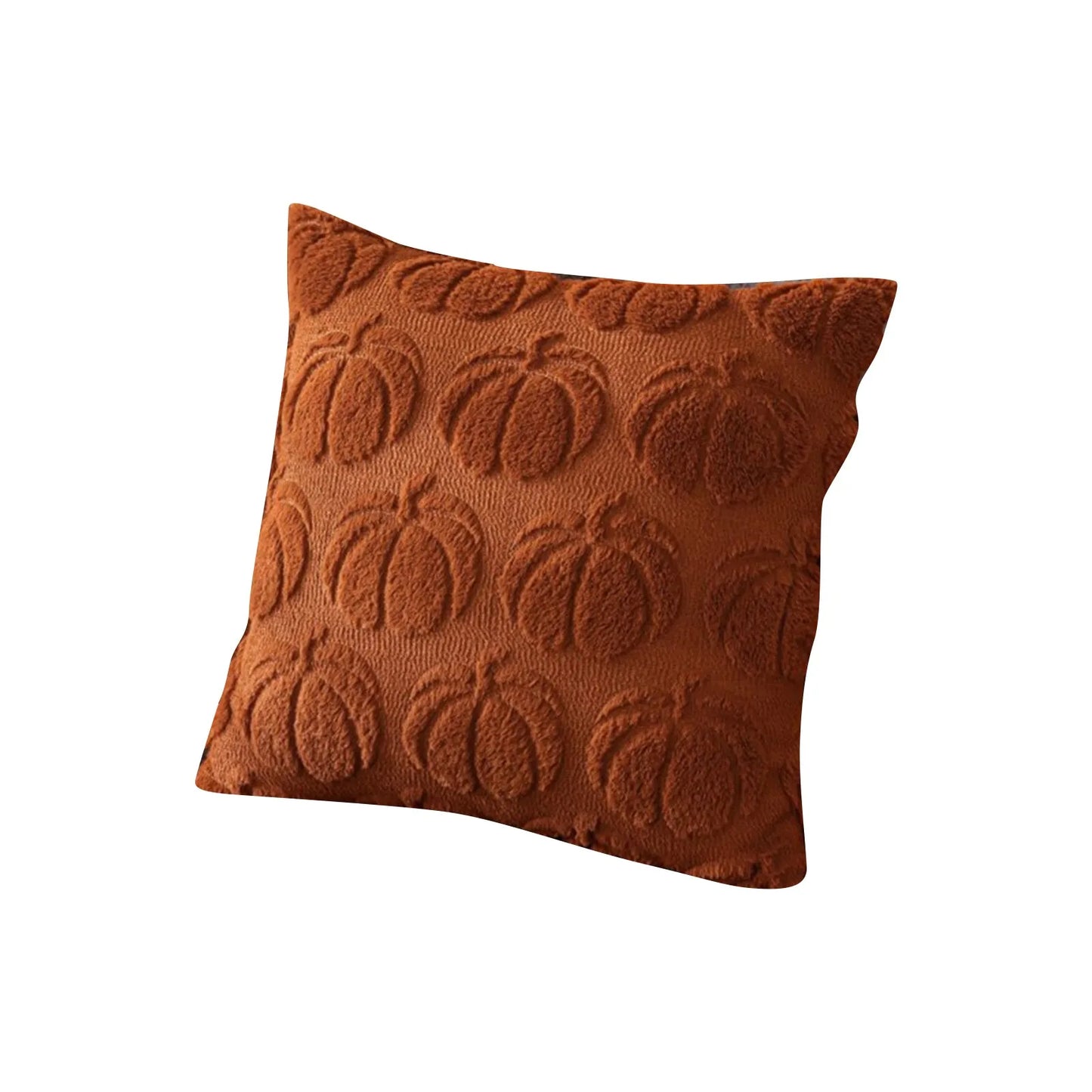 Almohada de felpa diseño calabaza