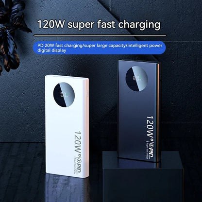 Banco de energía de 120W, carga súper rápida, 50.000mah