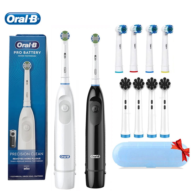 Cepillo de dientes eléctrico giratorio Oral-B para adultos, recargable.