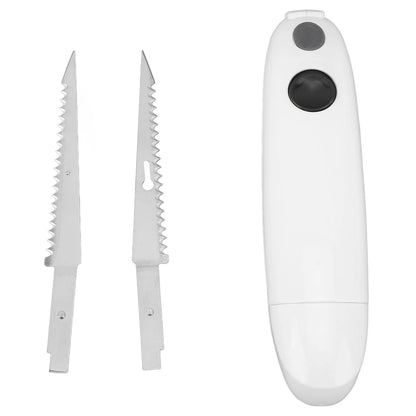 Cuchillo eléctrico inalámbrico de fácil corte para cocina. Recargable y portátil.