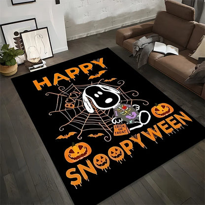 Alfombra grande con diseño Halloween de Snoopy