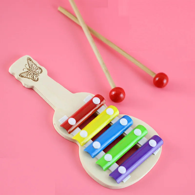 Instrumentos musicales para niños pequeños, instrumentos de percusión de madera