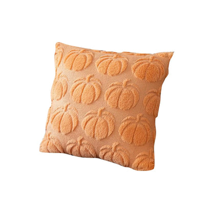 Almohada de felpa diseño calabaza