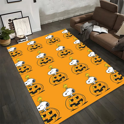 Alfombra grande con diseño Halloween de Snoopy