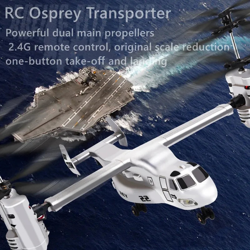 Helicóptero a Control remoto, 2,4 GHz 3D Osprey RC.