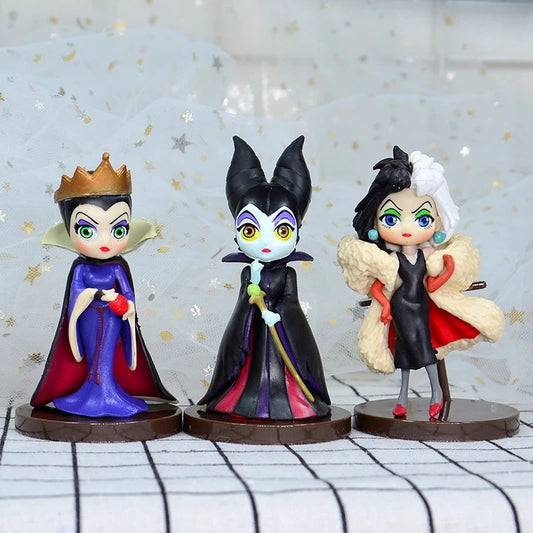 Set Q pocket Maléfica, Cruella, Reina Grimhilde