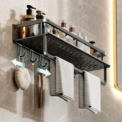 Rack y soporte de almacenamiento para baño