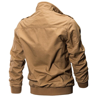 Chaqueta Bomber Militar Casual