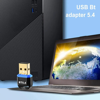 Adaptador USB Bluetooth 5.4 5.3 para PC