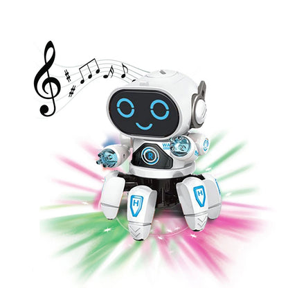 Mascota digital, robot de baile con 6 patas