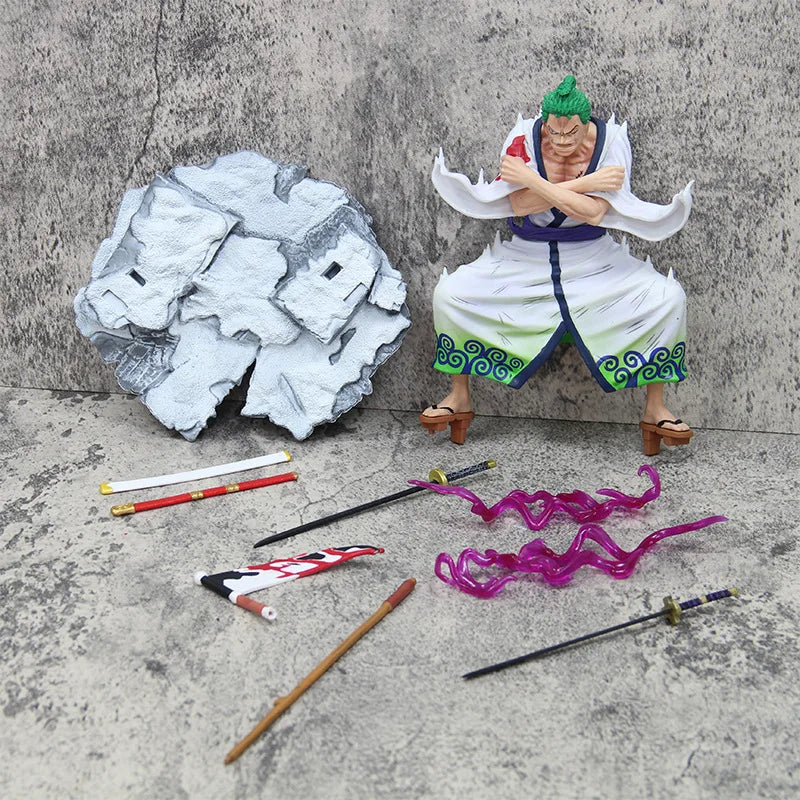 Figuras de acción de One Piece para niños, tamaño 33cm. Roronoa Zoro.