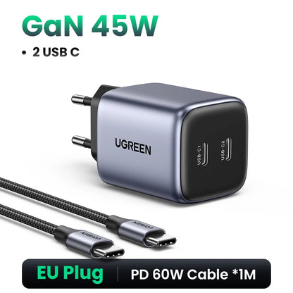 UGREEN Adaptador 45W GaN QC 3.0