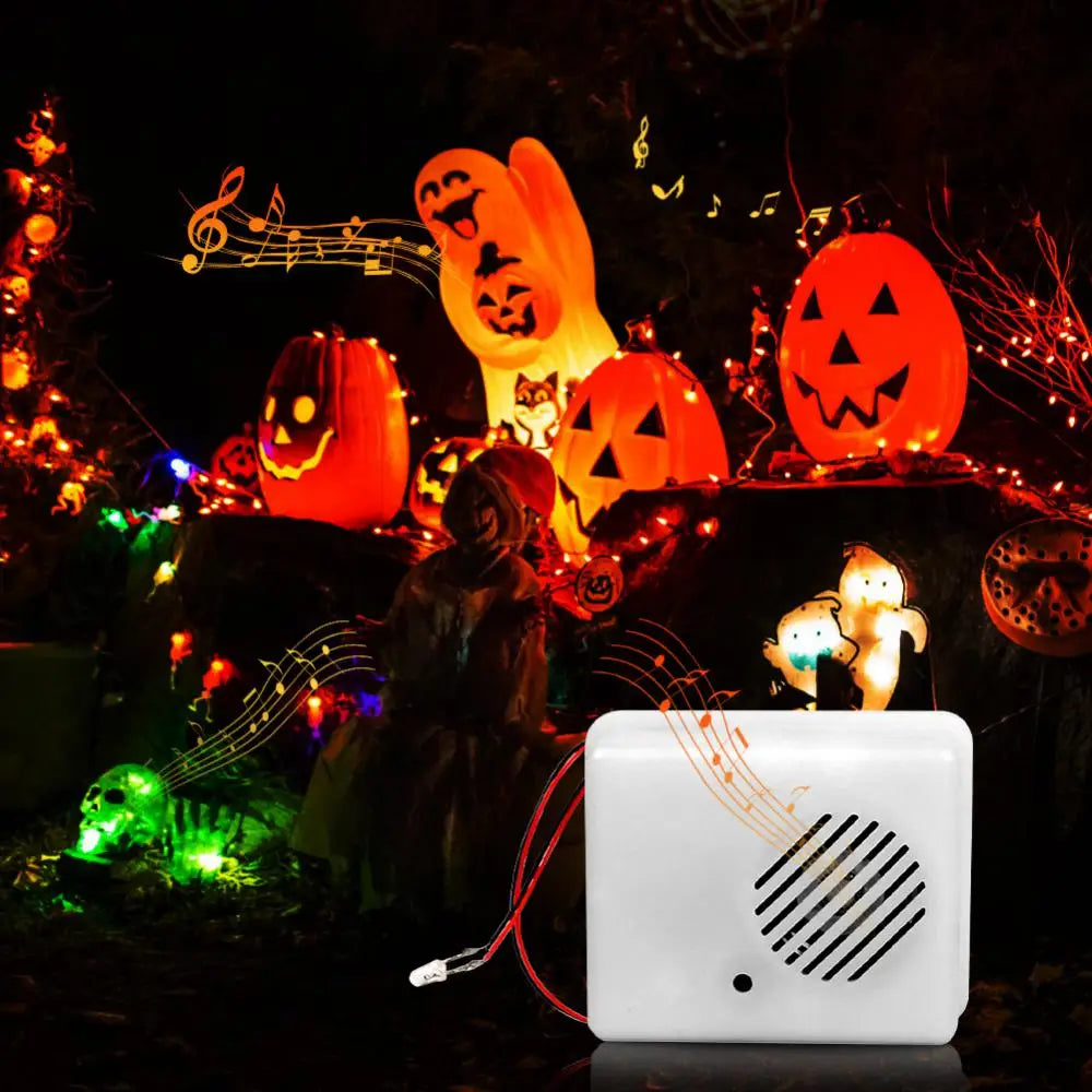 Decoración con sensor de sonido y voz para Halloween