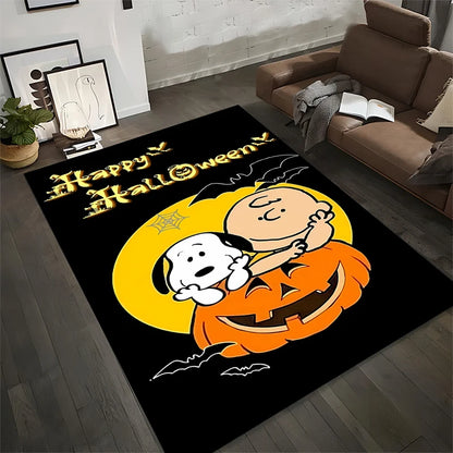 Alfombra grande con diseño Halloween de Snoopy