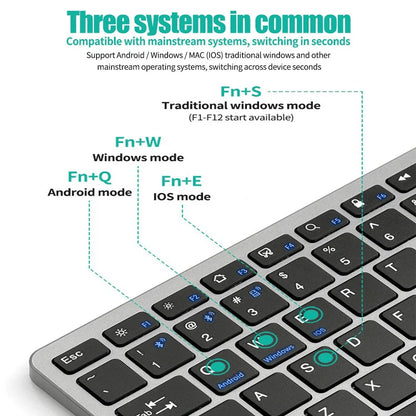 Teclado inalámbrico GoojoDoa Bluetooth