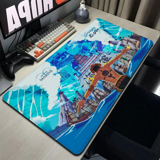 Mousepad para teclado y notebook, Protector de escritorio. Diseño de One Piece.