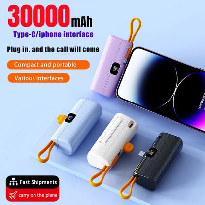 Xiaomi Power Bank 30.000 mAh compacto, carga rápida bidireccional